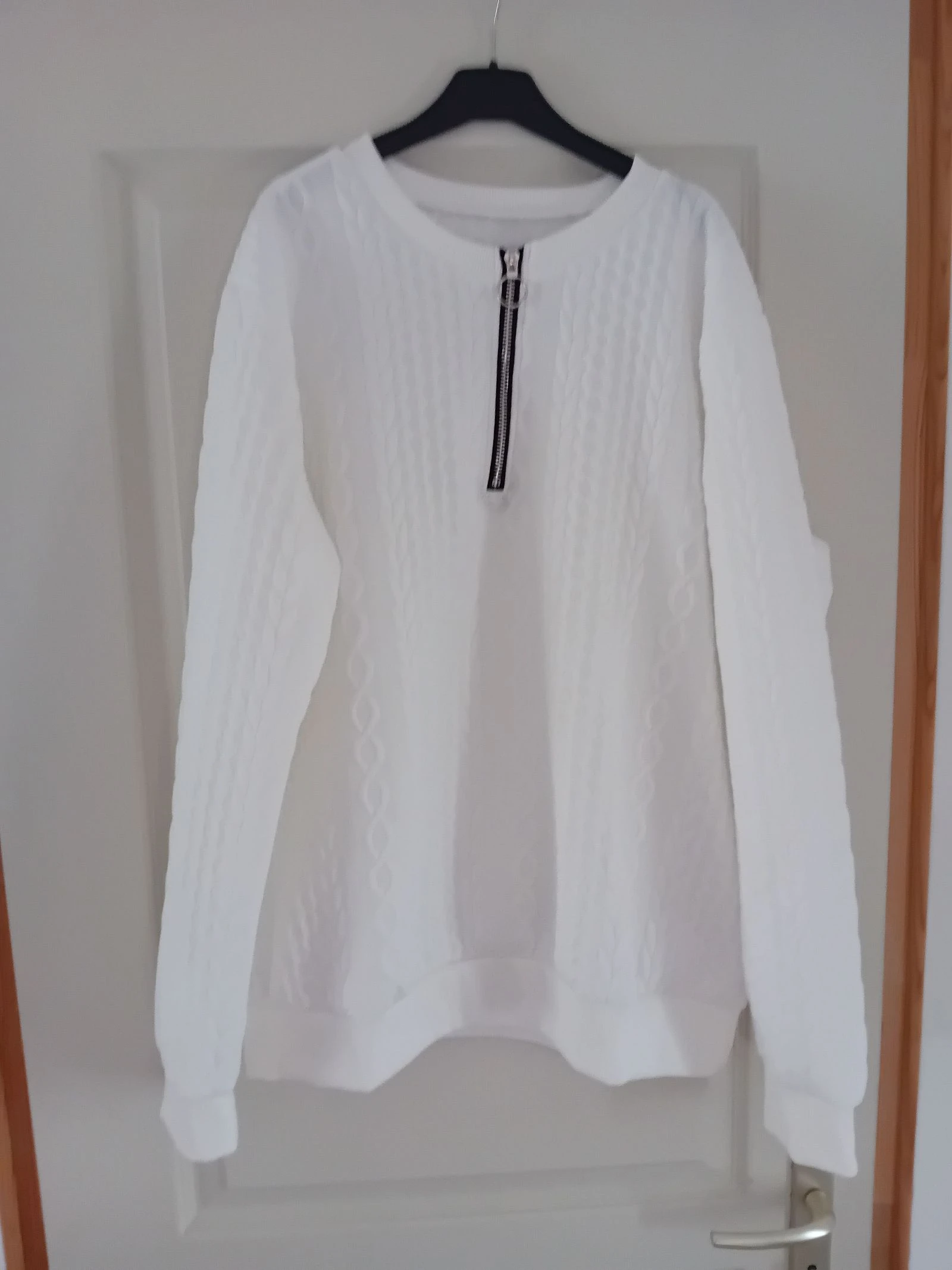 Pull blanc 2XL